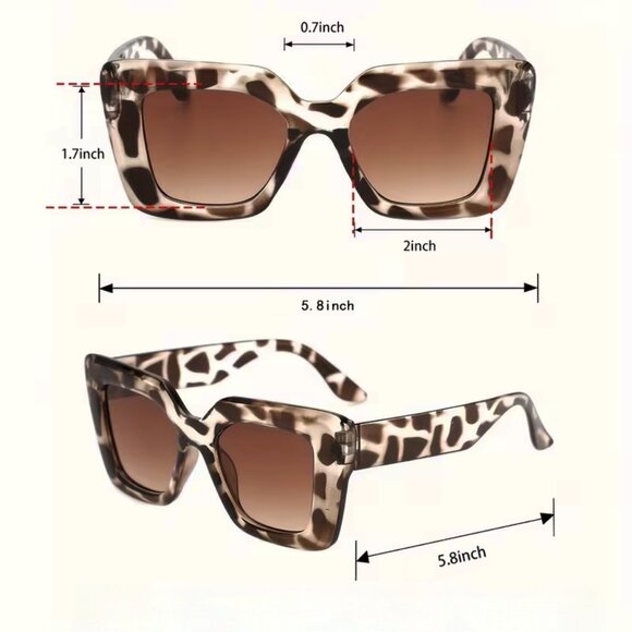 Women’s Brown Tortoise Sunglasses NWT - Picture 4 of 5